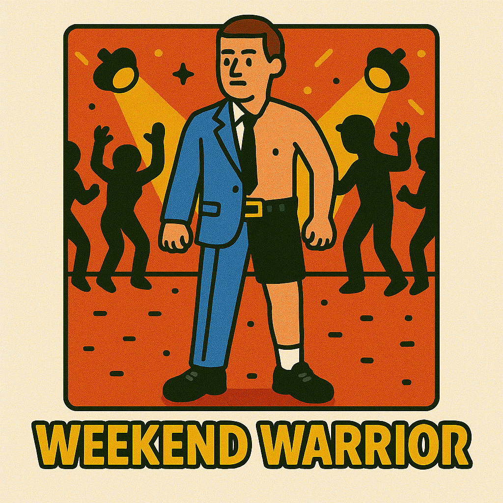 Weekend warrior tee